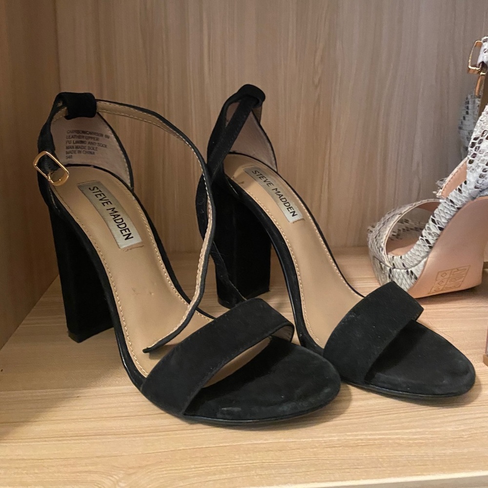 Steve Madden Black heels